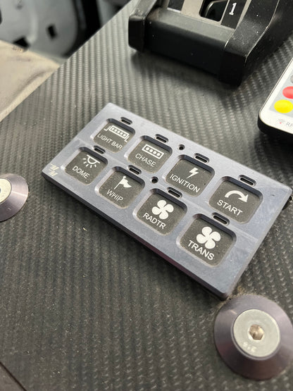 Switch Pros SP-9100 Billet Face Plate 8 Button